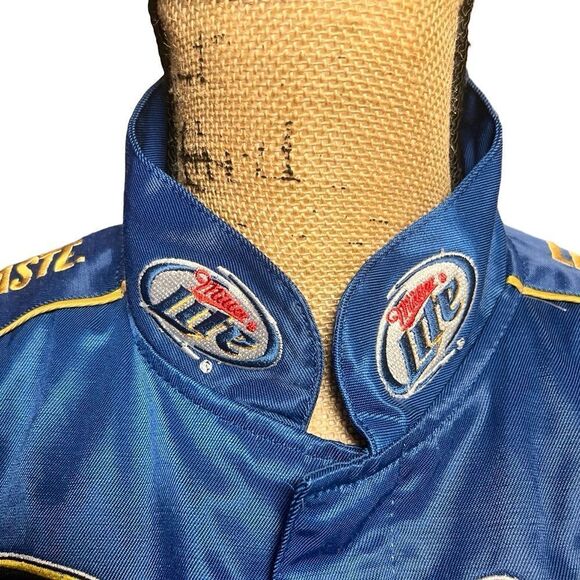 Miller Lite Racing Brad Keselowski Nascar Pit Crew Jacket Chase Authentics Large - Picture 6 of 16
